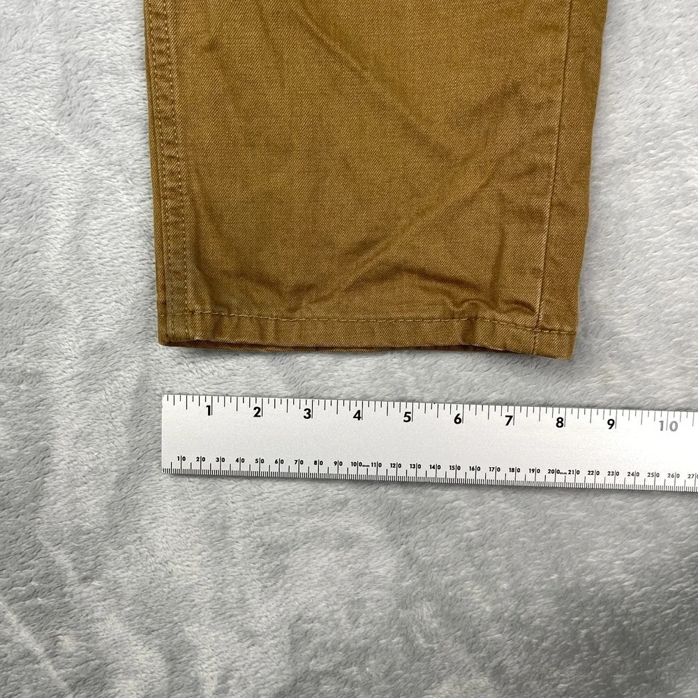Levi's 505 Pants Mens 34x32 Brown Regular Fit Workwear Straight‎ Leg Outdoor